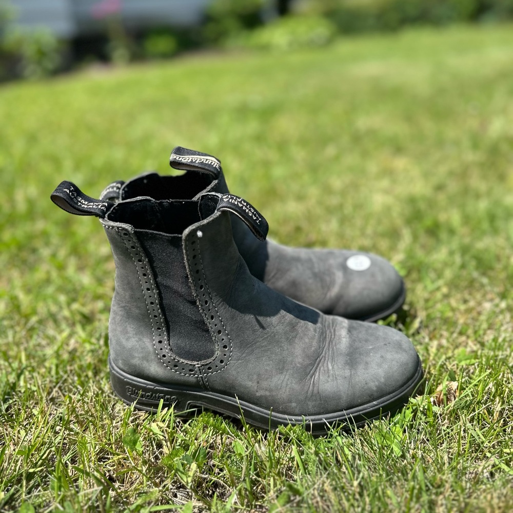 Blundstone Charcoal Leather Boots
